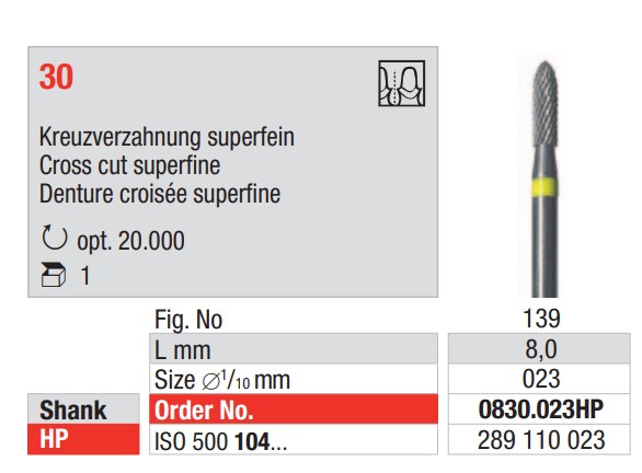 HM Fräser Kreuzverzahnung superfein