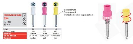 Prophylaxe Polierer RA - gelb Cup