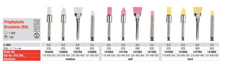 Prophylaxe Bürste RA - rosa Topf gross