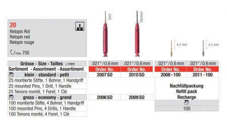 Retopin Titan .021 Nachfüllpackung