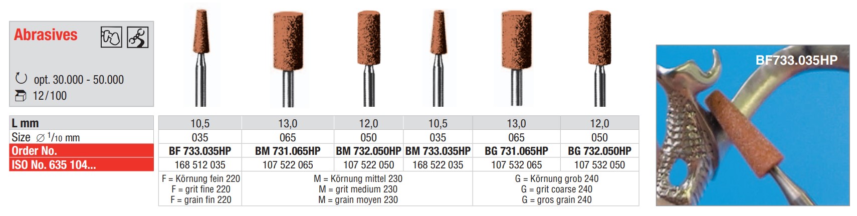 Keram. Schleifer - braun/G