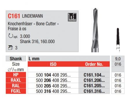 Chirurgische Fräser HP