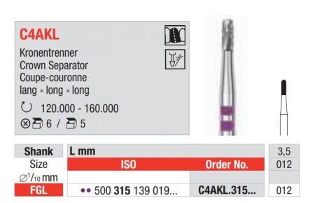 HM Bohrer FGL - Kronentrenner