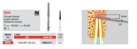 Chirurgie Diamant FGXXL