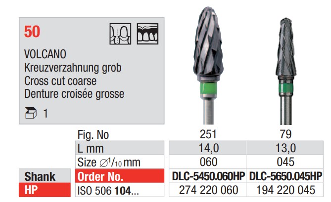 HM Fräser VOLCANO Kreuzverzahnung grob