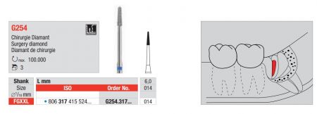 Chirurgie Diamant FGXXL