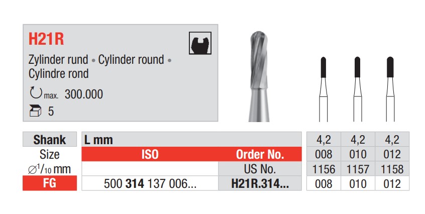 HM Bohrer FG - Zylinder rund