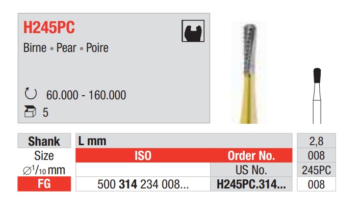 HM Bohrer FG - Birne