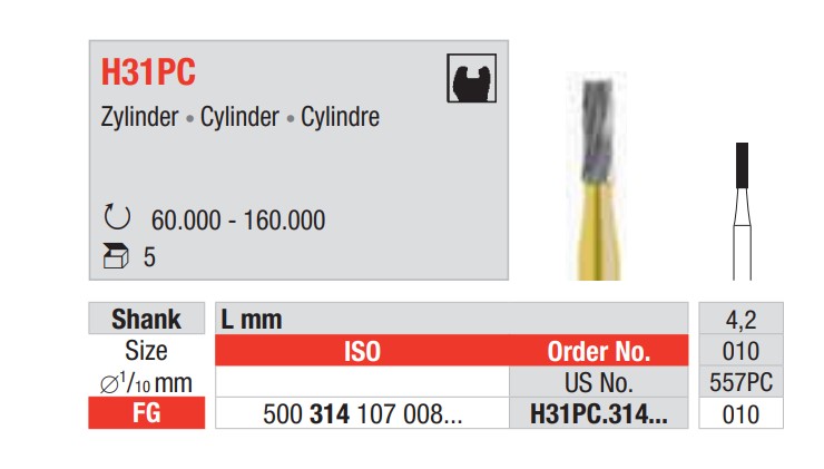 HM Bohrer FG - Zylinder