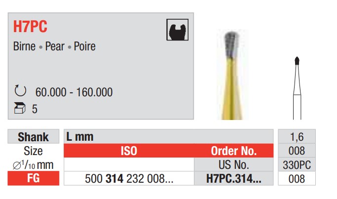 HM Bohrer FG - Birne