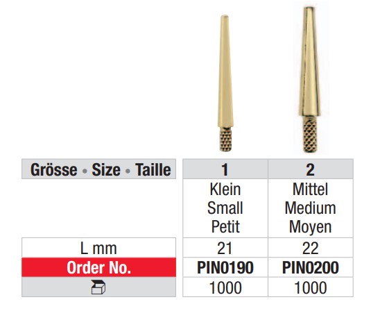 Dowel Pin No.2 mittel