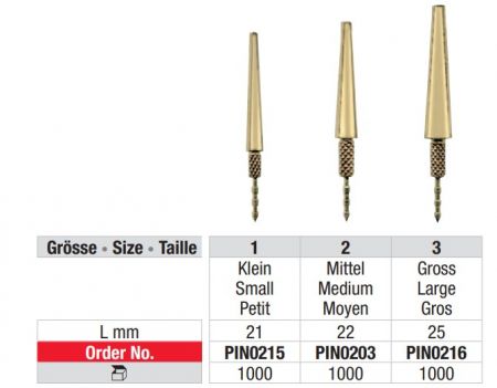 Dowel Pin No.3 mit Steckstift