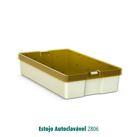 AUTOCLAVABLE CASE - MODEL 2806 - WITH 2 SILICONE MATS1 case 251X150X54mm + 2 silicone mats + 1 base