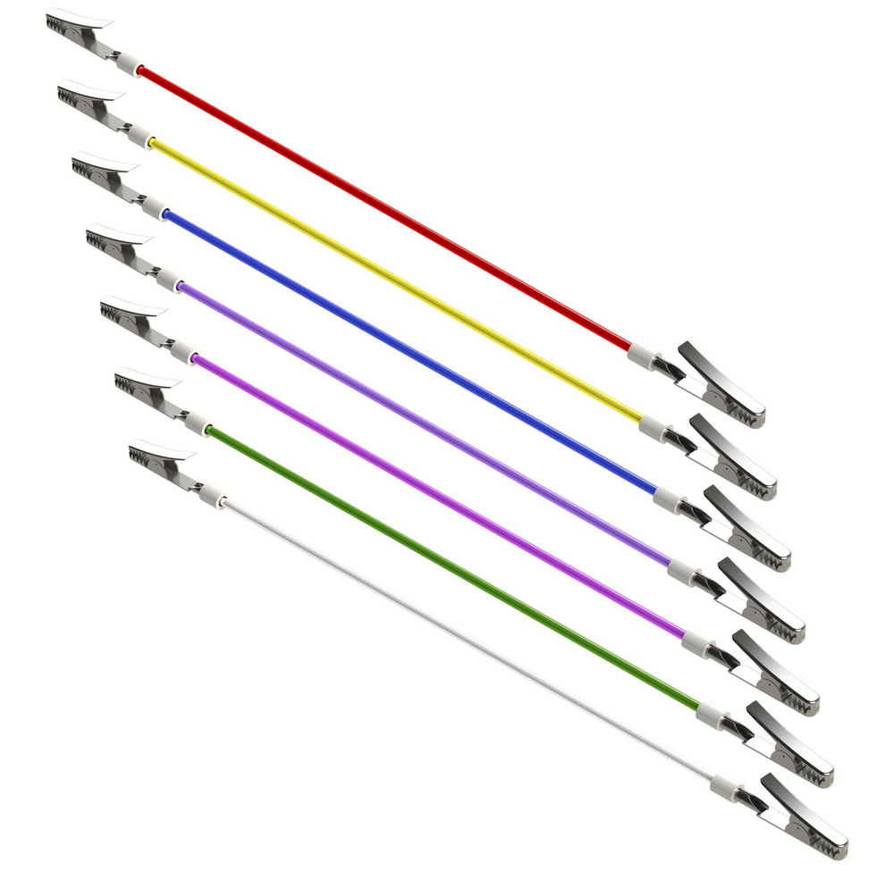 CLIPS FOR BIBS - SPIRAL - YELLOW1 unit