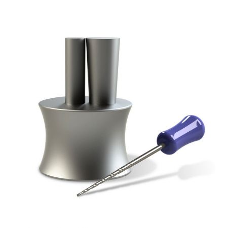 SUPPORT AND CLEANER FOR ENDODONTIC FILES - AUTOCLAVABLE - LILAC1 tamborel + 2 autoclavable refill