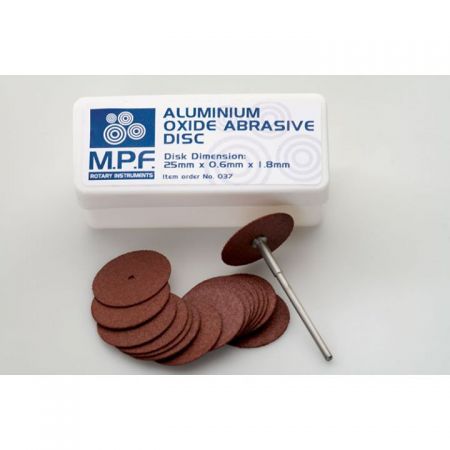 Aluminium Oxide Abrasive Disc middle (25 x 0,6 x 1,8 ) 100 pcs