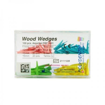 Wood Wedges - assorted 100 pcs faék vegyes