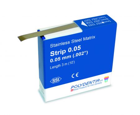 Matrix Strip 0.05 5mm Steel matrix band hard