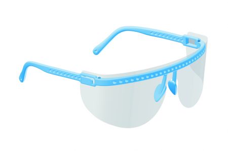 Vista-Tec Ultra Light Eyeshield, blue 1 frame, 5 shields