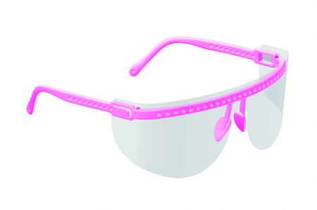 Vista-Tec Ultra Light Eyeshield, pink 1 frame, 5 shields