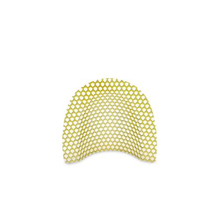 Mesh strength., fine, 10x10cm, gold-pl.
