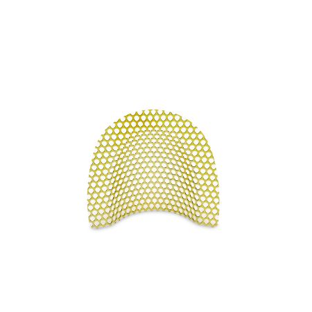 Mesh inserts, upp.jaw, gold-plated