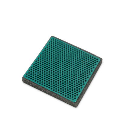 GEO Diagonal grid, turquoise 70x70mm