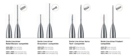 Implant driver X-long, Astra Tech compatible, tip only