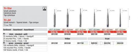 Tri-Jet konisch grün .017 Sortiment - gross