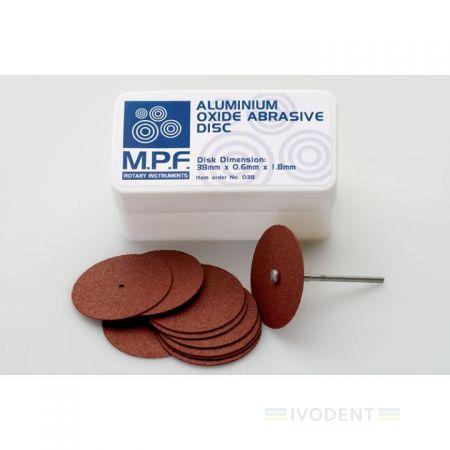 Aluminium Oxide Abrasive Disc large ( 38 x 0,6 x 1,8 ) 100 pcs
