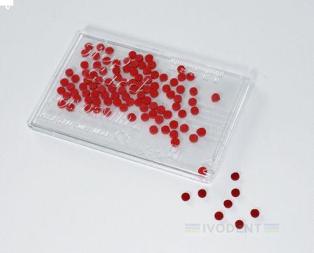 Stop-card red 100 pcs endo stops