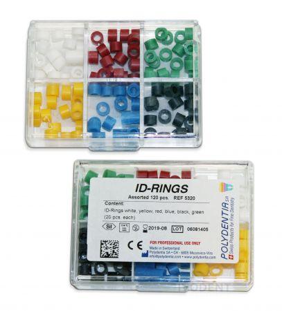 ID-Rings assorted 120 pcs jelölő gyűrű vegyes