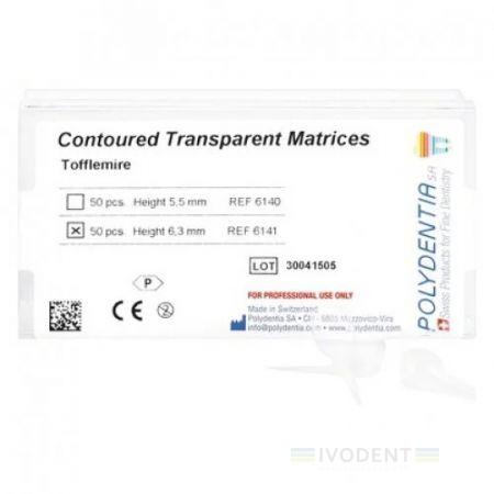 Contoured Transparens Matrica Tofflemire 6.3mm