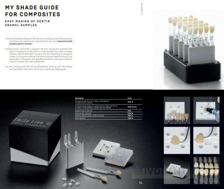 My Shade guide for composites, silicone mould