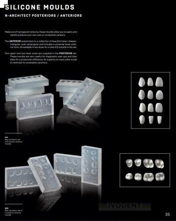 New Architect, Posterior silicone moulds /4pcs